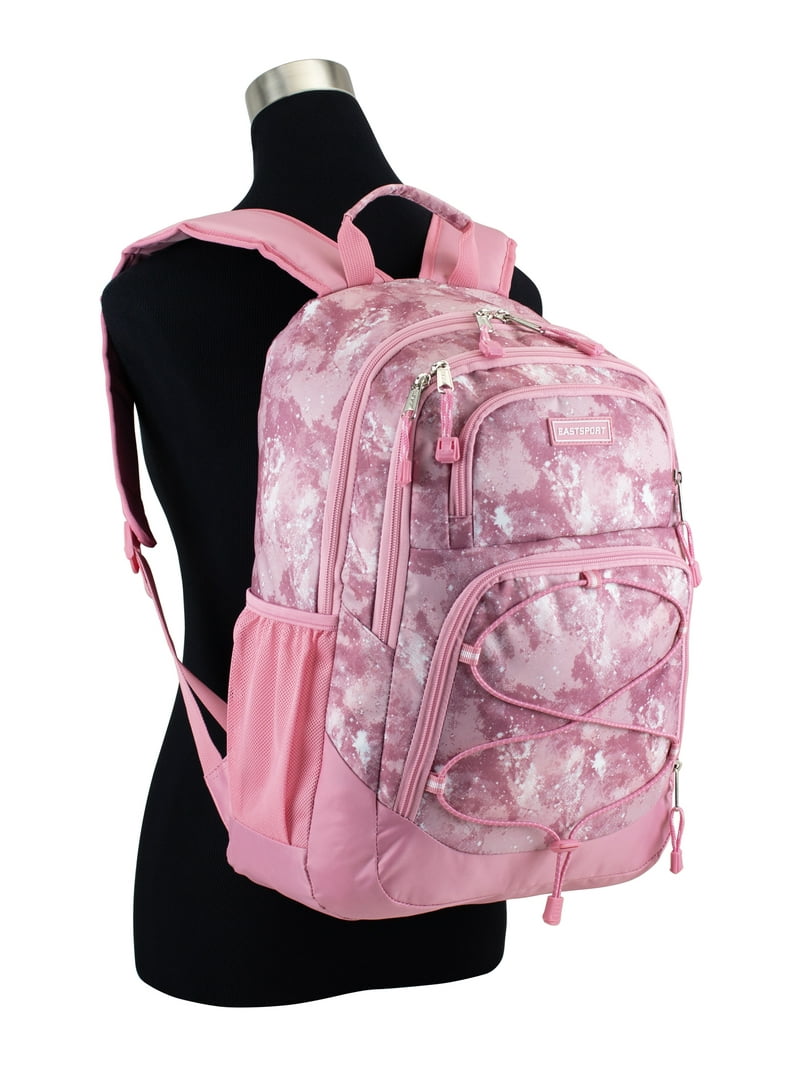 East sports pink camo very roomie backpack. Withpadded straps n strap to hang up 25L Tactical Backpack for Women - Pink Camo Molle Daypack  main image 4