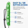 thumbnail image 4 of QXWPBV Nintendo Switch Joy-Con Controller Wrist Strap, Adjustable 2 Pack, Transparent Green, 4 of 9