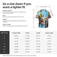 thumbnail image 5 of Fotbe Playful Hedgehog Forest Pond Camisa Estampada de Manga Corta para Hombre, Casual de Verano, Estilo Playero, Sin Arrugas-4X-Large, 5 of 5