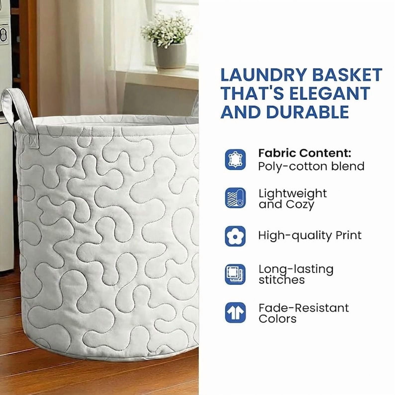 Sheep Heaven Quilted Laundry Basket, Sheep Laundry Hamper, Sheep Laundry Room Decor, Colorful Sheep Storage Bin, Gift For Mom