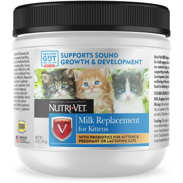 NutriVet Kitten Milk Replacement Powder 6oz
