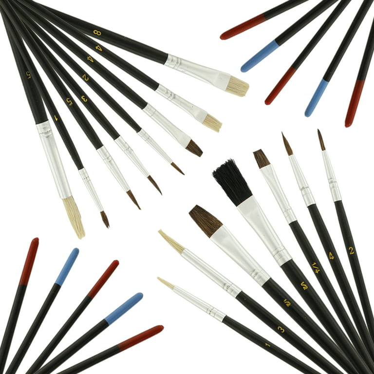 Top Acryl Round Paint Brushes – Monet's Art Supplies