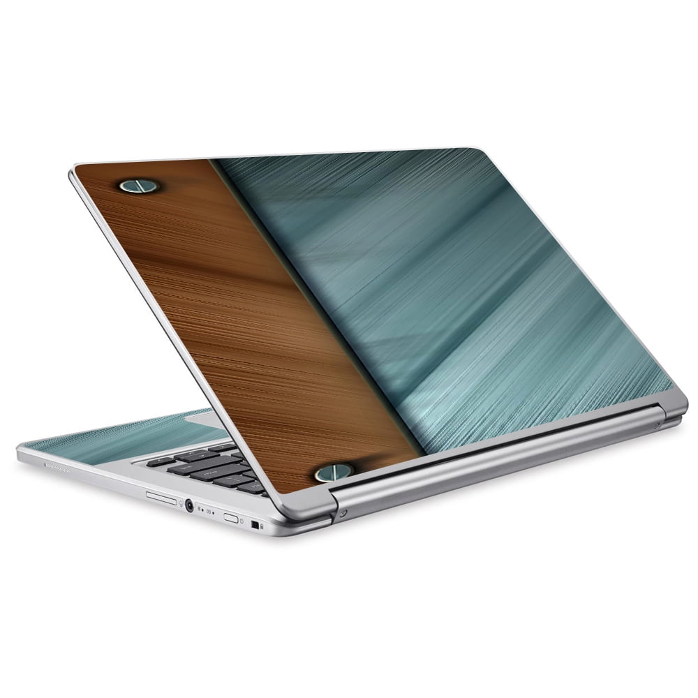 Skin Decal For Acer Chromebook R13 Laptop Vinyl Wrap / Blue Brown