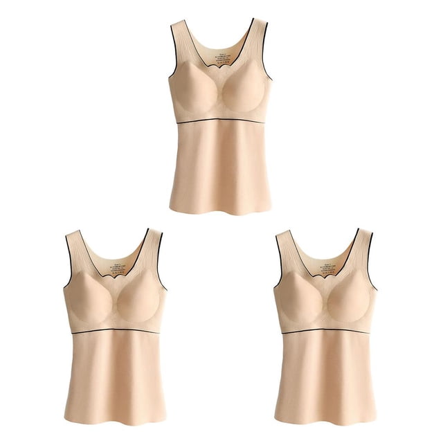 Minnieouse Ropa interior térmica de invierno para niña, Top grueso de alta elasticidad, chaleco básico informal, accesorio de ropa para Type1 NO1