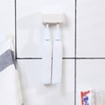 thumbnail image 4 of 2 soportes de pared antipolvo para cepillos de dientes eléctricos de 2 cabezales, autoadhesivos, organizador de baño, estante de almacenamiento (blanco), 4 of 6