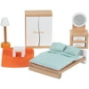 Hape Master Bedroom Doll Furniture Set 9 Pc. Box, unisex