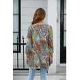 thumbnail image 5 of ENMAIN 3/4 Sleeve Shirts for Womens Plus Size Tunic Tops Dressy Top Loose Fit Leopard T-Shirts M, 5 of 8