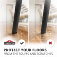thumbnail image 3 of Protectores para el suelo X-Protector 235, almohadillas de fieltro negras, 3 of 6