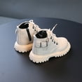 thumbnail image 4 of Kids' $10 Under Girls/Boys Glitter Ankle Boots, Lace Up Waterproof Shoes With Side Zipper for Toddler/Little Kid/Big Kid Save Big, 4 of 5