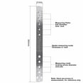 thumbnail image 2 of CENL Fine Steel Bicycle Spoke Measurement Ruler for Accurate Length Readings of Spokes Crank Lock Set Screws and more, 2 of 10