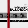 thumbnail image 3 of Zulay Home Mop and Broom Organizer Wall Mount - 5 Plastic Slots Gray, 3 of 6