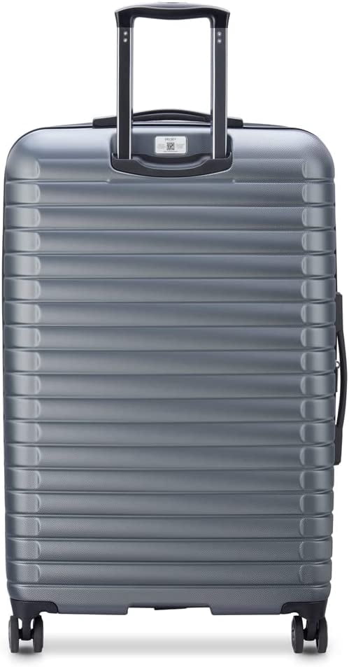 DELSEY PARIS Cruise 3.0 Large Checked Hardside Expandable Spinner Luggage, Graphite