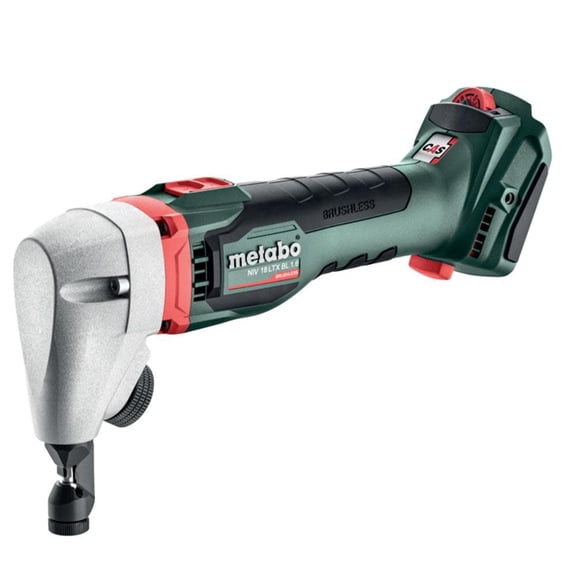 Metabo 18V 16 Gauge Nibbler 660-2360 Spm Curve Radius 1 9/16 Inch (Bare Tool)