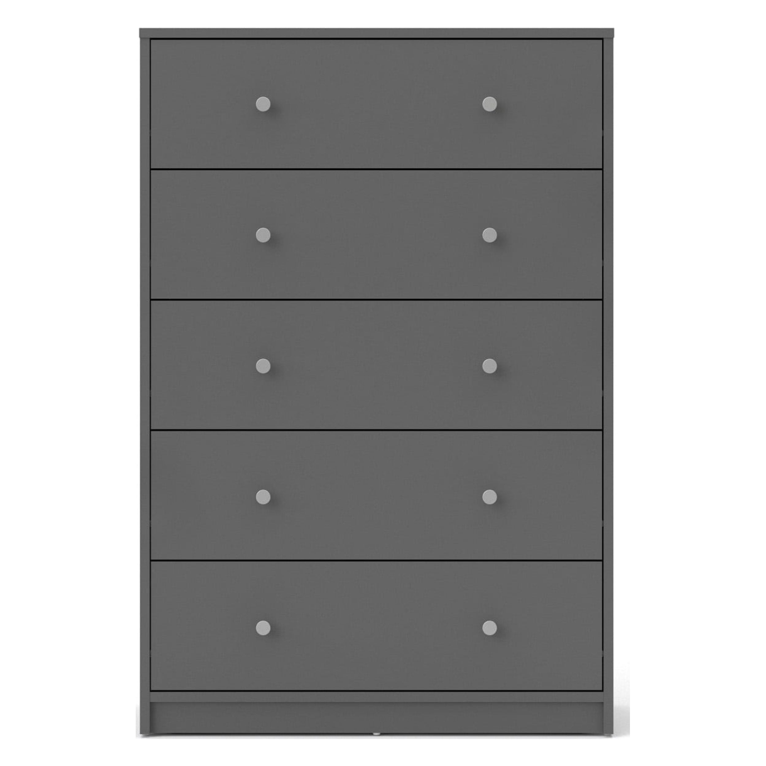 Tvilum portland 5 drawer online chest in gray