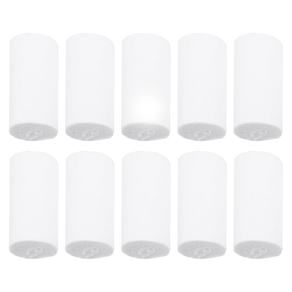 BESTONZON 10pcs Gauze Bandage Rolls Wrap Tape First Aid Dressing Wound Care Bandage