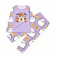 thumbnail image 7 of Family Halloween Pajama Set Long Sleeve Crew Neck, Soft Halloween Family Pajamas with Ghost Pumpkin Print, Spooky Matching Halloween Pajamas Sleepwear, 7 of 7