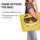 thumbnail image 2 of Fotbe Smiling With Sunglasses Bolsa Tote Estética de Lona con Estampado para Mujer - Bolsa Reutilizable de Hombro Casual para Vacaciones, Compras, Trabajo y Gimnasio, 2 of 8