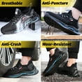 thumbnail image 5 of AUXDIQ Work Shoes Men Women Breathable Steel Toe Cap Industrial Trainers Lightweight Construction Sneakers Sport Shoes, 5 of 6
