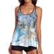 thumbnail image 1 of MKLEKYY Trajes De Baño Tankini De Dos Piezas Para Mujer, Con Pantalones Cortos Y Cuello En U, Trajes De Baño De 2 Piezas, 1 of 4