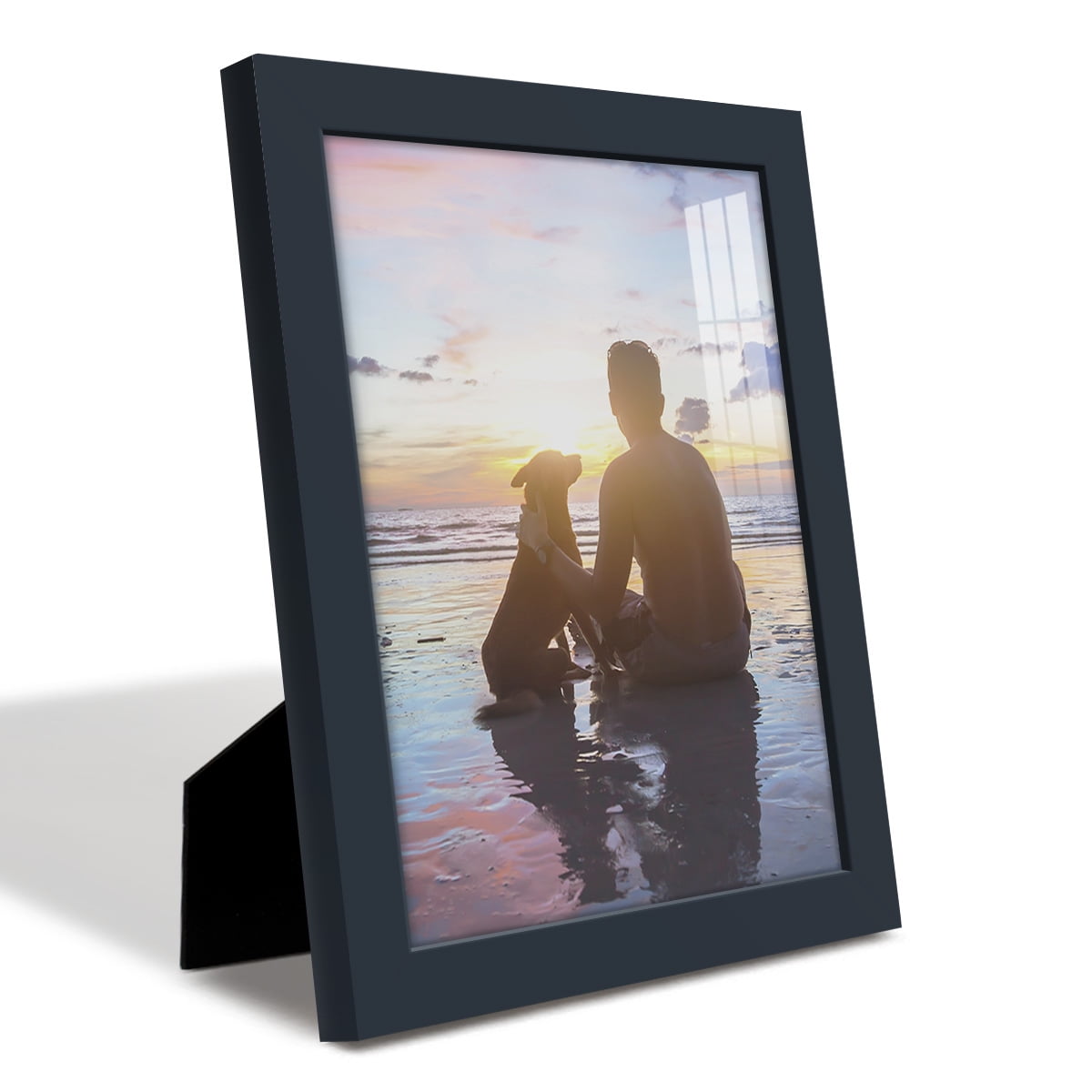 Wexford Home Modern 8" x 10" Dark Blue Picture Frame (Set of 6)