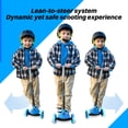 thumbnail image 3 of Patinete ZIFFY JOVA ZIFFY de 3 ruedas para niños de 3 a 5 años, color azul, 3 of 9
