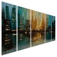 thumbnail image 3 of ALL MY WALLS Osnat 'The Capital' Metal Wall Art, 3 of 5