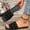Black, variant on Miluxas Studded Flat Slides for Women - Square Open-Toe Slip-On Sandals with Gold Accents, Perfect for Beach, Poolside, Vacation & Daily Wear Black 8.5(41)