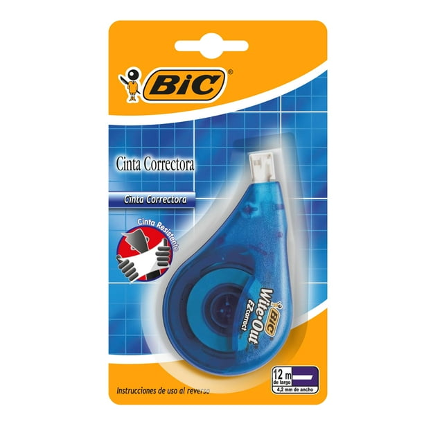 Cinta correctora BIC EZ Correct 12 m resistente a la rotura
