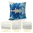 thumbnail image 4 of Leisuo Pillow Cover Soft Square Short Plush Cushion Covers, Flower Lake Pillowcase for Sofa Couch Bed Chair Home Decor, 4 of 5