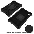 thumbnail image 5 of Allytech Galaxy Tab A7 Lite 8.7 Case 2021 SM-T220 T225, Soft EVA  Case for Kids Rotating Stand Handle Heavy Duty Protective Shockproof Kids Friendly Case Cover for Samsung Galaxy A7 Lite 8.7"-Black, 5 of 7