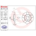 thumbnail image 2 of Par de DISCOS RANURADOS JETTA 1990 VOLKSWAGEN Delanteros Brembo ., 2 of 5