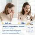 thumbnail image 3 of HIQILI Pure Ginger Essential Oil, 100mL for Hair Care, Aromatherapy, Massage, Skin Care, 3 of 8