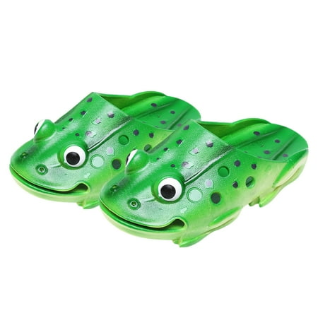 

NUOLUX 1 Pair Cartoon Slippers Anti-slip Beach Slippers Creative Summer Outdoor Slippers Lovely Kids Footwear for Kids Wearing (Cyan Size 25 11US 10.5UK 28EU 4.5195Inch)