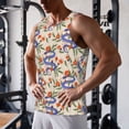 thumbnail image 6 of Bixox Snake Pattern Men's Gym Tank Tops Workout Sleeveless T-Shirts Athletic Muscle Tank Training Bodybuilding Shirts,S-4XL, 6 of 7