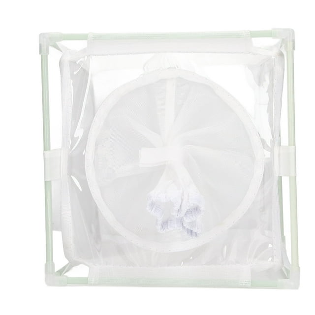 Butterfly Housing Enclosure,Insect Observation Cage PVC Butterfly White Cage Mesh Butterfly Habitat Effortless Installation