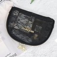 thumbnail image 5 of Simple Transparent Creative Lace Fashion Mesh Lipstick Case Storage Bag Cosmetic Bag Makeup Bag MIDDLE, 5 of 8