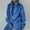Blue, variant on MORTTIC Women's Zip-Neck Tracksuit Long Sleeve Sweatshirt Slim Fit Pants Streetwear Casual Two-Piece Suit Blue，S