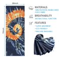 thumbnail image 2 of Colorful Tie Dye Pattern Hot Yoga Mat Towel Non Slip for Hot Yoga - Quick-Drying Yoga Mat Cover with 4 Corner Pockets with Travel Bag - Hot Yoga Towel Non Slip Grip Moisture Wicking Sweat 70"x26", 2 of 6