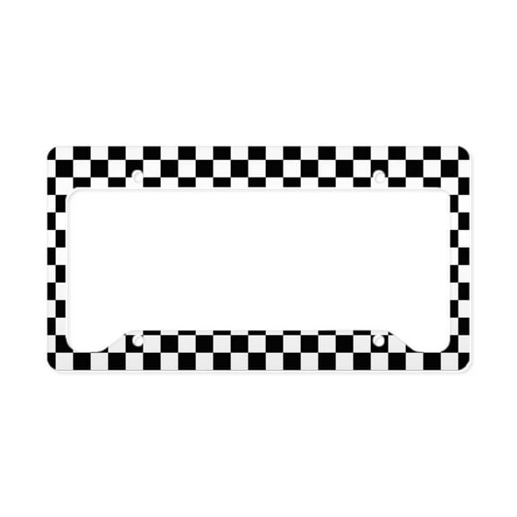 CafePress - Racing License Plate Holder - Aluminum License Plate Frame, License Tag Holder