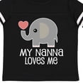 thumbnail image 4 of Inktastic Nanna Loves Me Grandchild Boys or Girls Toddler T-Shirt, 4 of 5