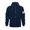 Navy, variant on Essentials Hoodie Men's Zip Up Hoodie Casual Loose Fit Pullover Sweatshirt for Autumn Winter with Hood Lined Jacket Streetwear Style 3XL