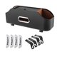 thumbnail image 1 of Organizador para reposacabezas de coche con 2 portavasos, duradero y ordenado, universal Negro, 1 of 9
