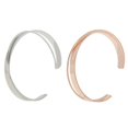 thumbnail image 2 of Brazaletes De Que Abren Las Pulseras Dobles Sólidas Para La Joyería De Las Mujeres De Oro jinwen Esposas, 2 of 7