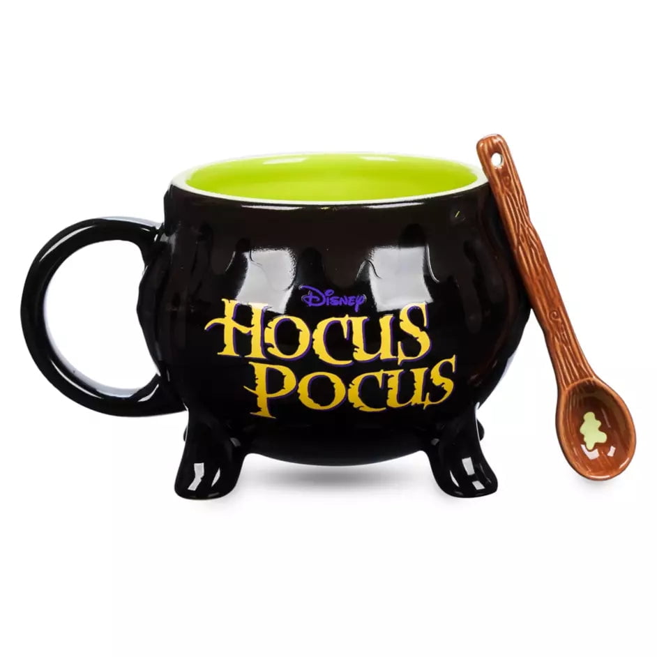 Disney Parks Hocus Pocus Color Changing Mug with Spoon