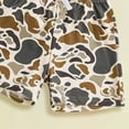 thumbnail image 4 of mgoYE Baby Boy Clothes 12-18 Months Toddler Baby Boy Summer Clothes Retro Camo Hunting Shirts Polo T-Shirt + Camouflage Shorts Set 6 12 18 24 Months(Green,2-3 Years), 4 of 6