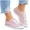 Pink, variant on Oyedens Womens Low Top Canvas Shoes Fashion Sneakers Casual Anti-Compression Toe Walking Flat Shoes
