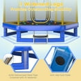 thumbnail image 4 of Gymax 7FT Kids Recreational Trampoline w/Ladder & Slide Ocean Ball Indoor Outdoor Blue, 4 of 9