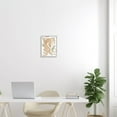 thumbnail image 2 of Contemporary Tiger Wildlife Shapes Animals & Insects Graphic Art Gray Framed Art Print Wall Art, 2 of 7