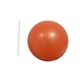 thumbnail image 2 of Pelota de pilates pequeña de 9 pulgadas, antideslizante, antiestallido, para ejercicios de estiramiento. Naranja, 2 of 9