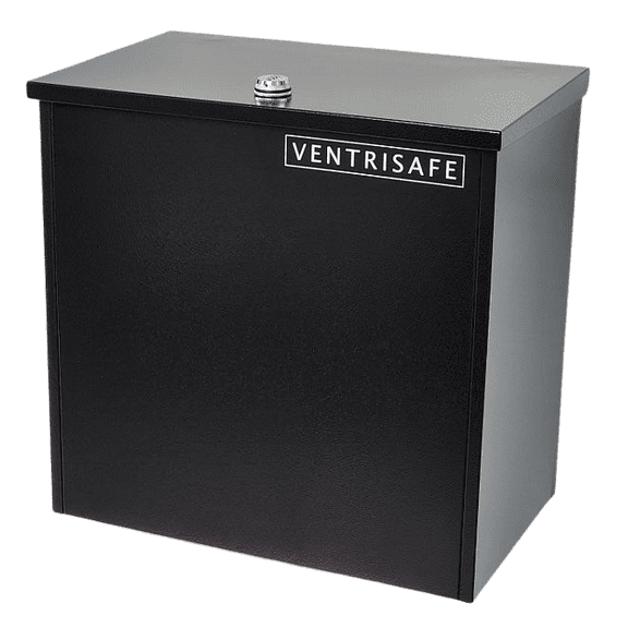 Large Anti-Theft Package Delivery Box – Secure Porch or Driveway Package Delivery with Built-In Lock | Protects Packages from Theft & Rain | Durable Galvanized Steel Design by VentriSafe